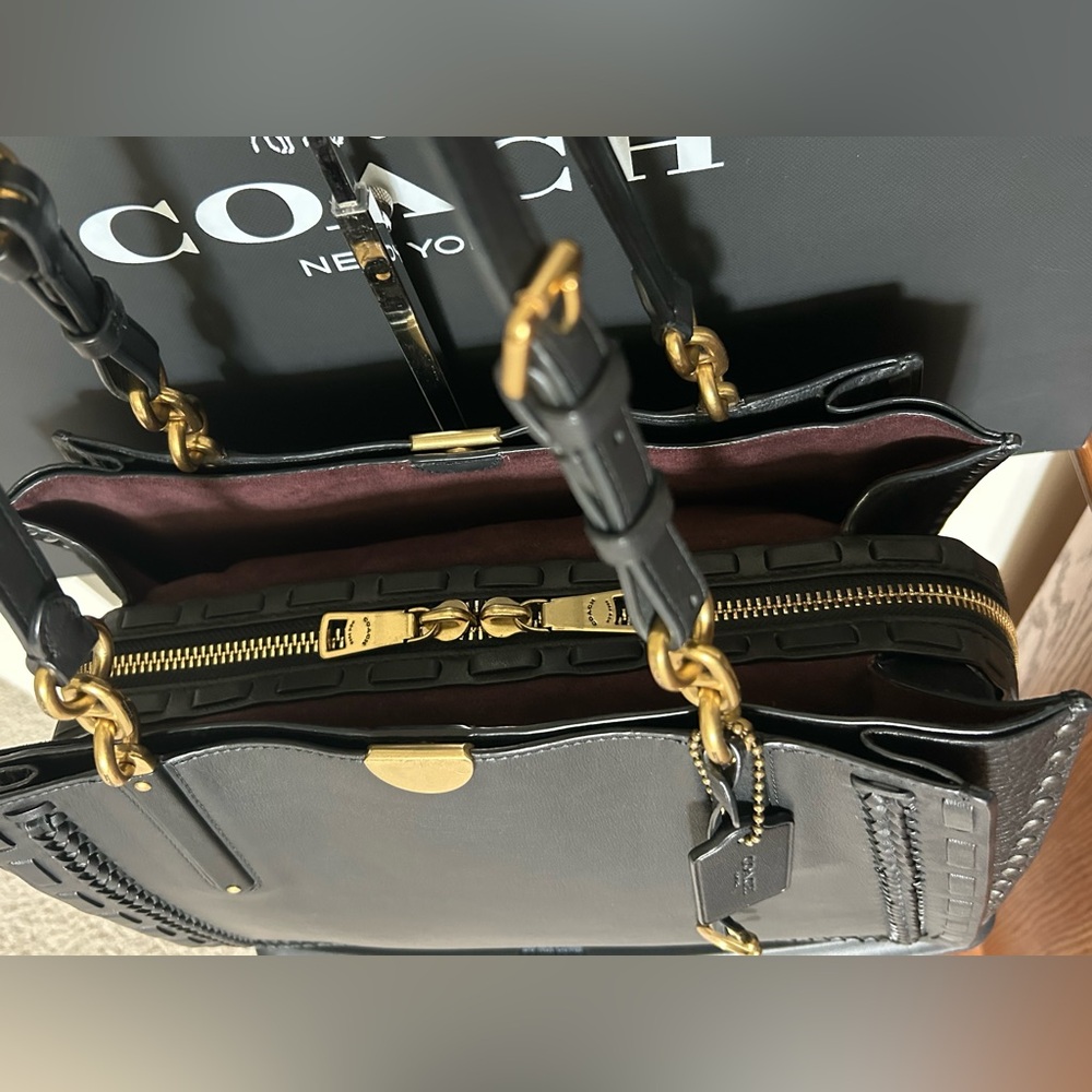 COACH Dreamer 34 Whipstitch Shoulder Bag - Picture 11 of 17